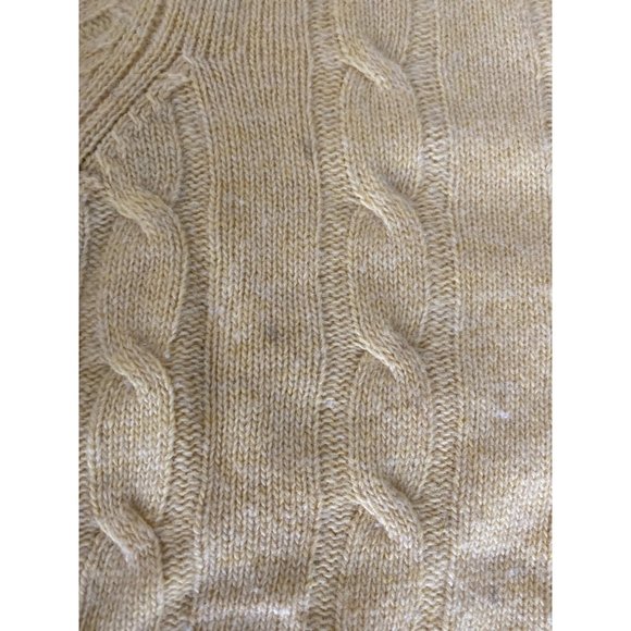 Dooney & Bourke Small Italy cashmere wool sweater yellow chamois - Picture 4 of 6